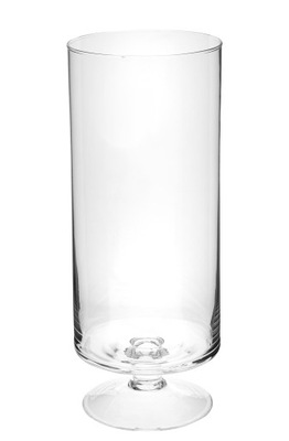 Kielich wazon świecznik szklany wysoki h 25 cm