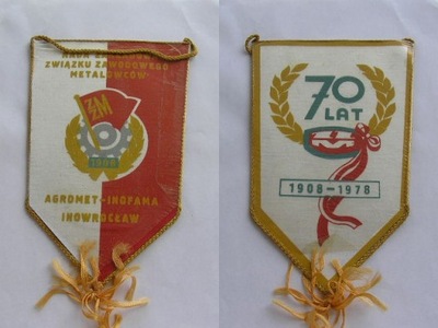 INOWROCŁAW - AGROMET-INOFAMA - 70 LAT ZZM - PROPORCZYK PRL