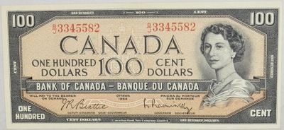 23.fu.Canada, 100 Dolarów 1961 -1972 rzadki, St.1-