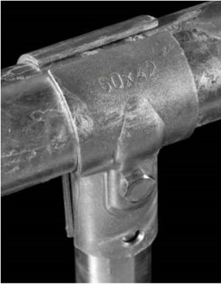 Obejma teowa 3/8" x 3/8"