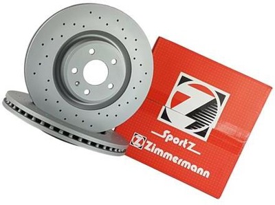 ZIMMERMANN DISCS FRONT SKODA FABIA I II III 256MM  