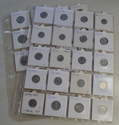 Niemcy NRD - miks - zestaw 34 monet