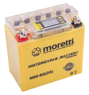 АККУМУЛЯТОР ГЕЛЬ LCD MORETTI MB9-BS 9 AH YB9-BS