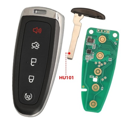 Remote car key 315/433mhz for ford edge escape explore expedition fl 22802 фото №1