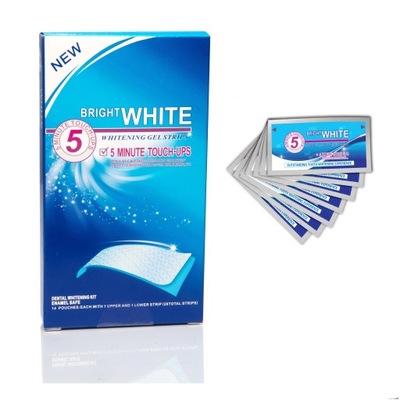 PASKI WYBIELAJĄCE BRIGHT WHITE 14 szt. (7 saszetek)