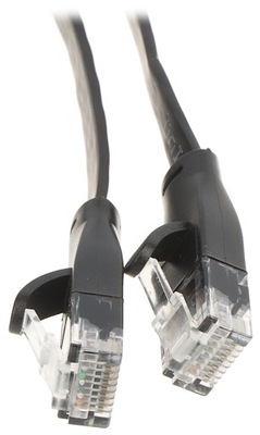 PATCHCORD RJ45 3m UTP kat. 6 PŁASKI ELASTYCZNY PRZEWÓD RJ-45