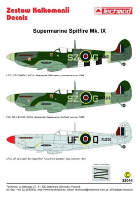 32044' Supermarine Spitfire Mk.IX 1943 44