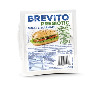 BREVITO Prebiotic - Bułki z ziarnami bezglutenowe