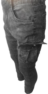 joggery męskie spodnie grafit bojówki Viman W38
