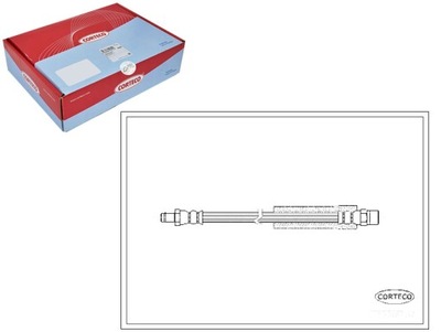 CORTECO CABLE DE FRENADO BMW 3 316 (ECOTRONIC) (E  