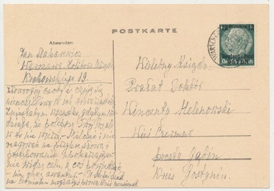 GG Postkarte 1940 r. (557)