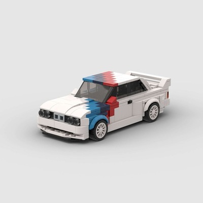 BMW M3 E30 - KONŠTRUKČNÁ KOCKA pre automobilových fanúšikov - MOC BLOCKS BRICK
