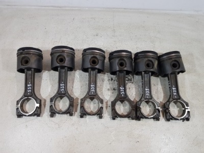 Поршень шатун bmw e39 2.5d m57d25 177km фото №1