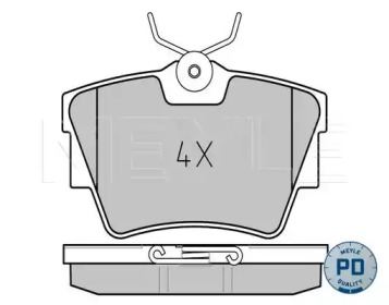 КОЛОДКИ ТОРМОЗНЫЕ VAUXHALL RENAULT OPEL MEYLE