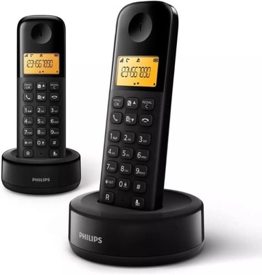 Telefon bezprzewodowy Philips D1602B/34
