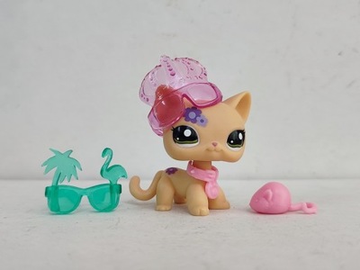 LPS Littlest Pet Shop kot #1962 z akcesoriami 1szt