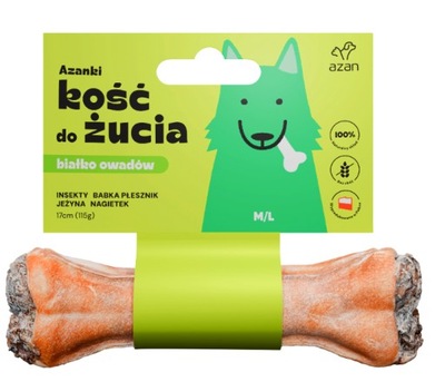 Azanki Kość Insekt Jeżyny 17cm