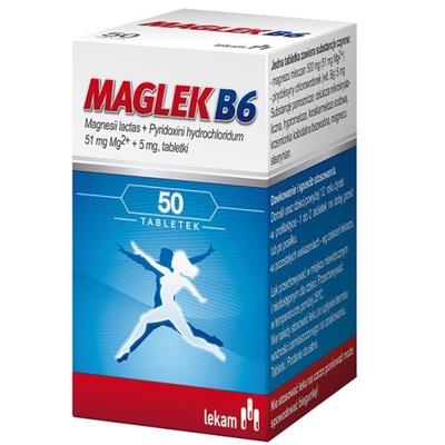 MAGLEK B6 magnez lek 50 tabletek