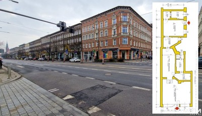 Komercyjne, Szczecin, Centrum, 108 m²