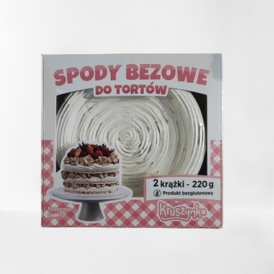 SPODY BEZOWE DO TORTÓW 2 KRĄŻKI TORT BEZOWY BEZY