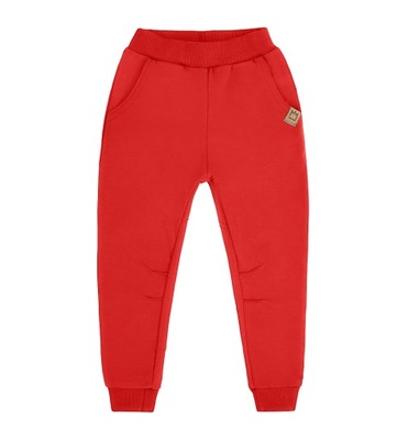 TuSzyte | Spodnie dresowe czerwone,PL R.104/110