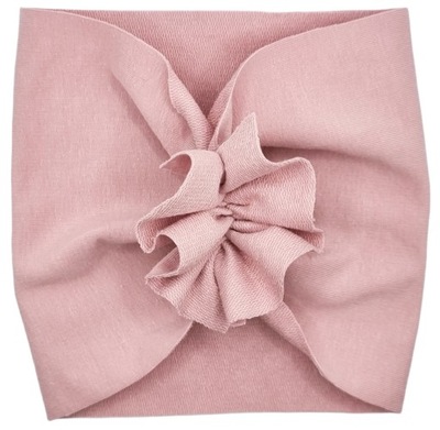 Opaska turban dla dziewczynki różowa 40-42