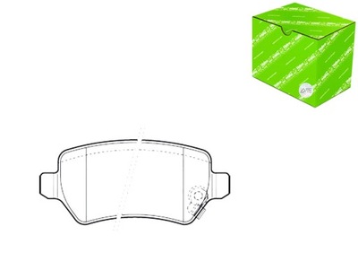 КОЛОДКИ ТОРМОЗНЫЕ OPEL ASTRA G 98- ЗАД MERIVA 03- VALEO