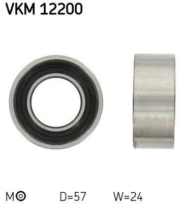 SKF VKM12200 РОЛИК ГРМ НАТЯГУВАЧ FIAT CNQ/SEIC