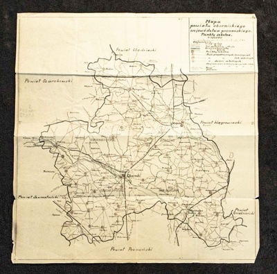 STARA MAPA - POWIAT OBORNICKI