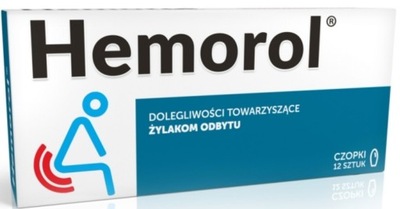 Hemorol lek na hemoroidy 12 czopków
