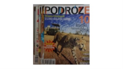 Podróże magazyn turystyczny 6 szt z 2003-2008