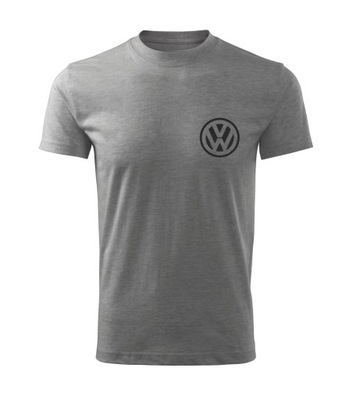 Koszulka T-shirt dziecięca D239P VW LOGO GOLF GTI szara rozm 110