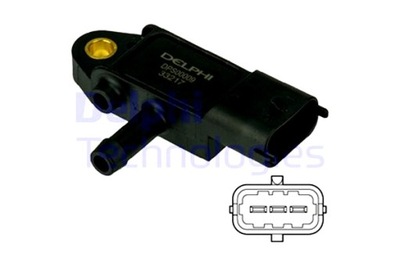 DELPHI SENSOR DE PRESIÓN GASES DE ESCAPE ALFA ROMEO 147 159 GT CADILLAC BLS  