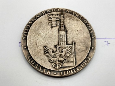 MEDAL 10 WIEKÓW GDAŃSKA RADA MIEJSKA NR 1291