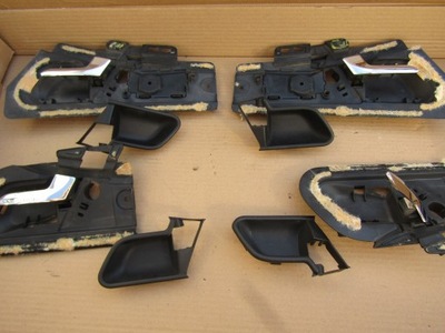 +e1 mercedes w202 хром ручка внутренняя дверь kpl 4szt + защита чёрные фото №1