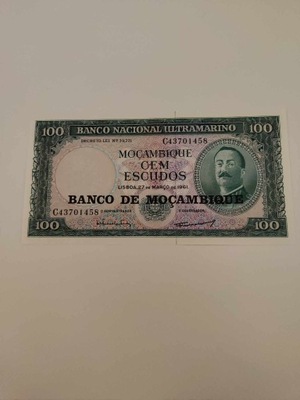 Mozambik - 100 Escudos - 1961 - UNC