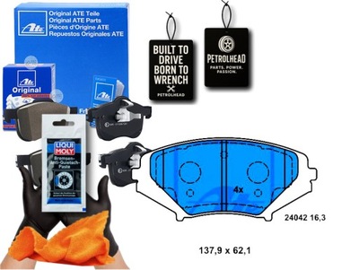 Тормозные колодки тормозные mazda rx-8 1.3 08.03-06.12 ate #petrolhead pro+ kit3 фото №1