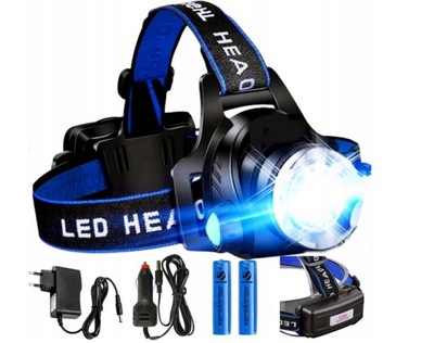 LINTERNA PARTE DELANTERA DIODO LUMINOSO LED PARTE DELANTERA Q5 ZOOM NA GLOWE JUEGO AKUMULATOROWA  