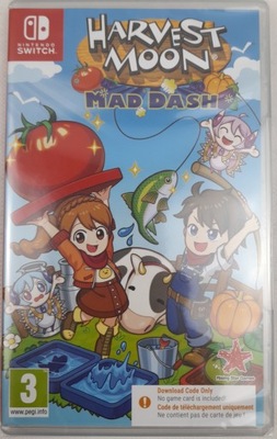 NINTENDO SWITCH HARVEST MOON MAD DASH KOD