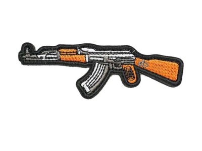 AK-47 BROŃ KARABIN PATCH ARMY naszywka taktyczna morale RZEP armia wojsko