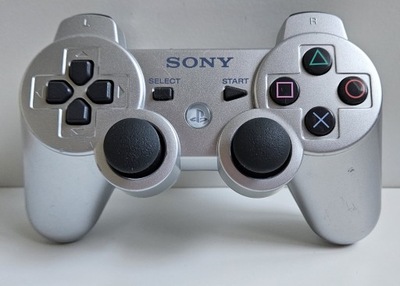 PS3 PAD DUALSHOCK 3 ORYGINALNY SREBRNY SKLEP