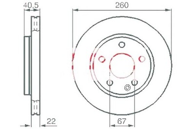 KAMOKA DISCOS DE FRENADO 2 PIEZAS MERCEDES W168 A-KLASA  