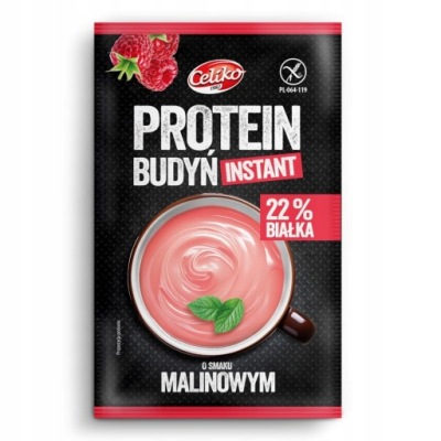 CELIKO BUDYŃ proteinowy malinowy 40g