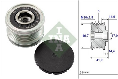 INA 535010110 EMBRAGUE GENERADOR MB  