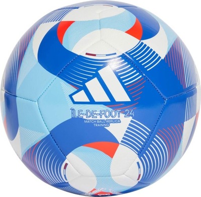 PIŁKA NOŻNA ADIDAS OLYMPIC 24 TRAINING NIEBIESKA IW6330 r 5