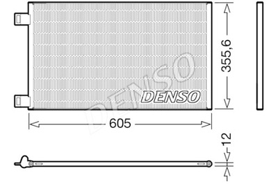 DENSO CONDENSADOR DE ACONDICIONADOR RENAULT KANGOO BE BOP KANGOO EXPRESS  