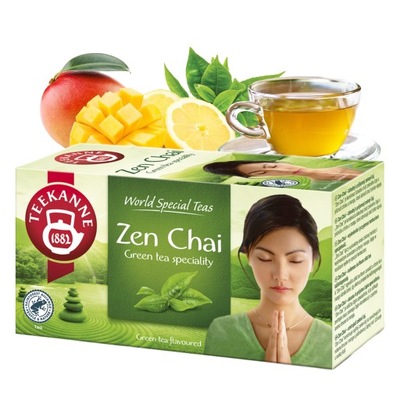 TEEKANNE herbata ZIELONA green tea ZEN CHAI 20 TOREBEK