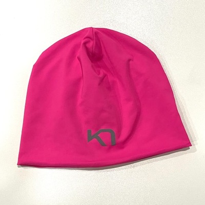 KARI TRAA Różowa Czapka Beanie KARITRAA ONE SIZE