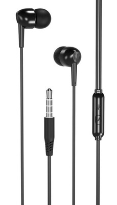 Słuchawki dokanałowe z mikrofonem XO EP37 czarne