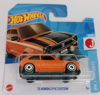 Hot wheels '73 honda Civic custom 1:64